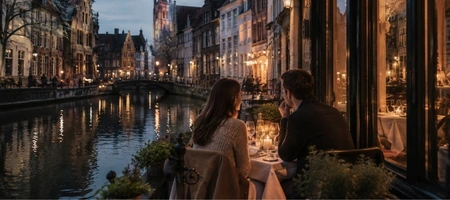 Restaurantes románticos en Brujas